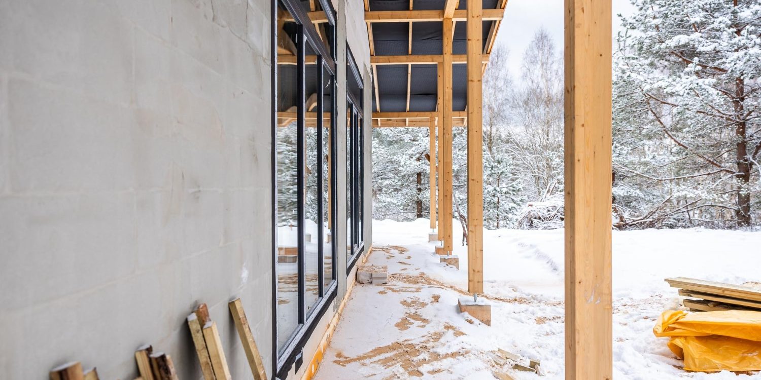 winter home construction winter home construction